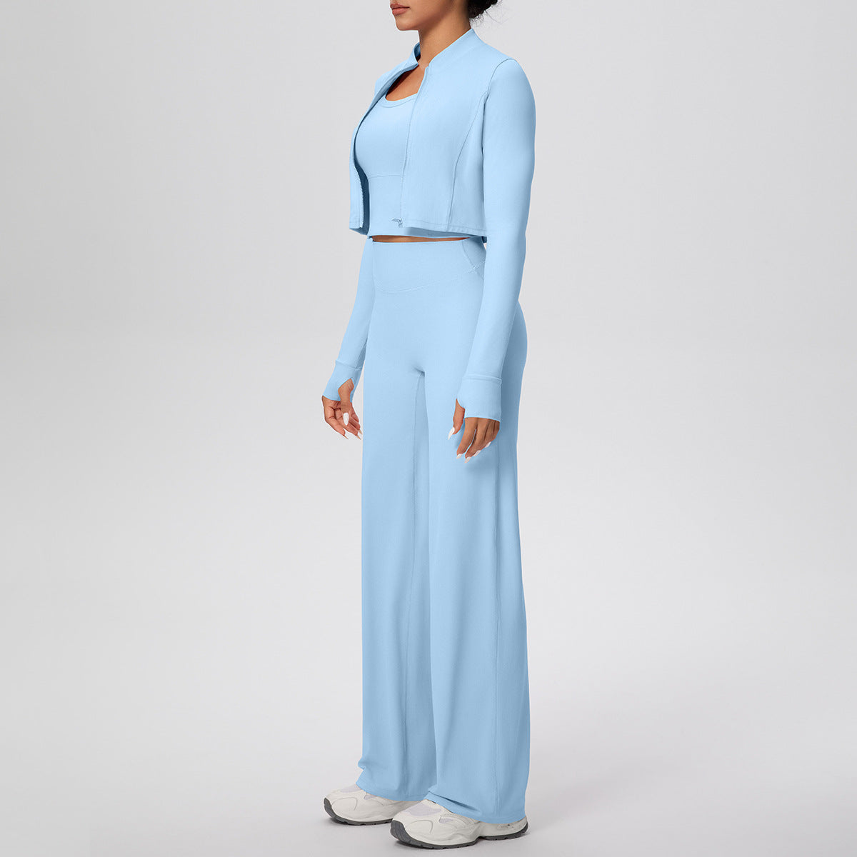 Coast Zip 3-Piece Pant Set by SOLBANA - alternate view