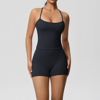 SOLBANA Studio Tie-Back High-Rise Short Set - alternate product view