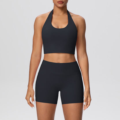 SOLBANA Studio Halter 2-Piece Pocket Short Set - alternate product view