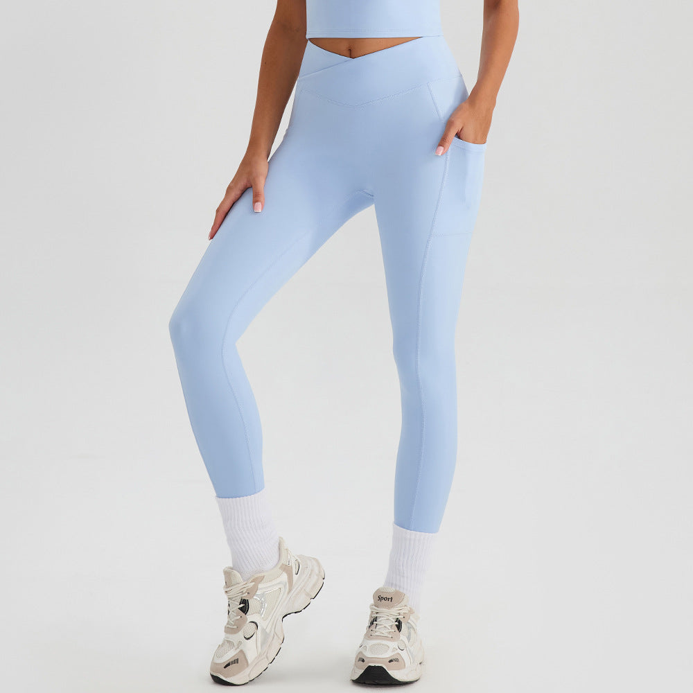 SOLBANA Form Cross-Waist Pocket Legging