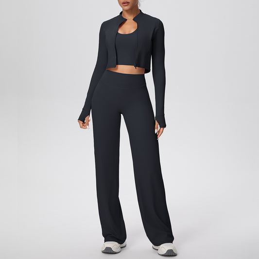 SOLBANA Coast Halter 3-Piece Set in Black