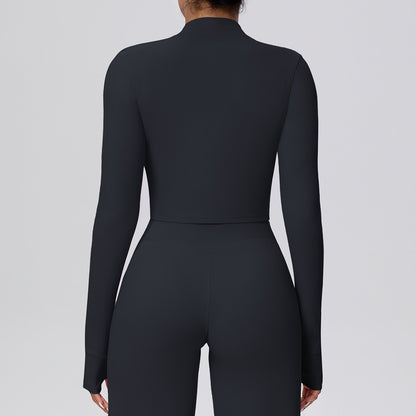 SOLBANA Form Cropped Zip Jacket