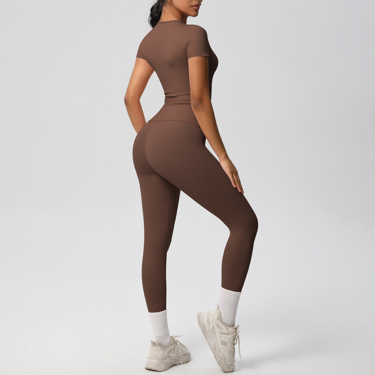 SOLBANA Form Tee 2-Piece Legging Set - alternate product view