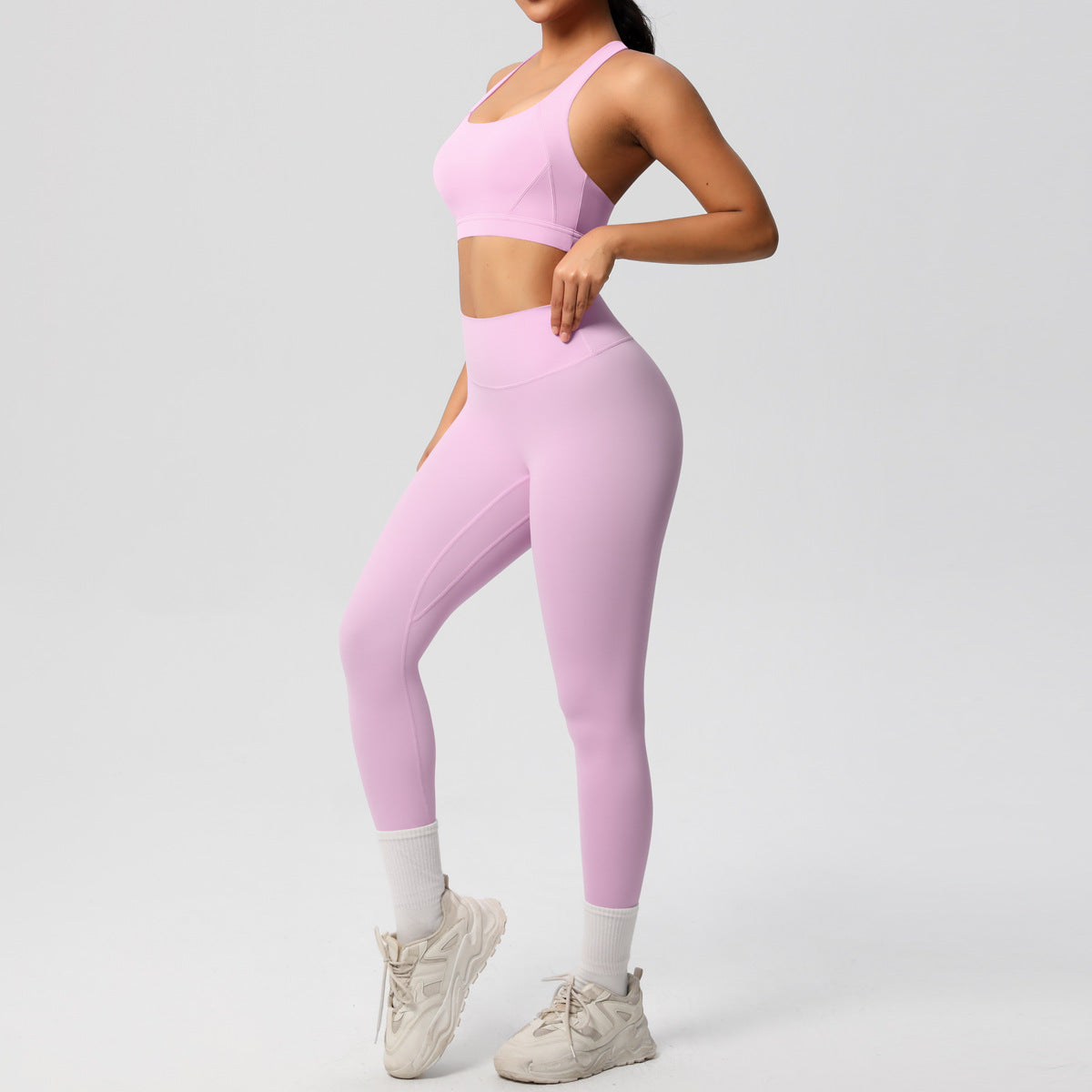 SOLBANA Studio Tie-Back 2-Piece Legging Set - alternate product view