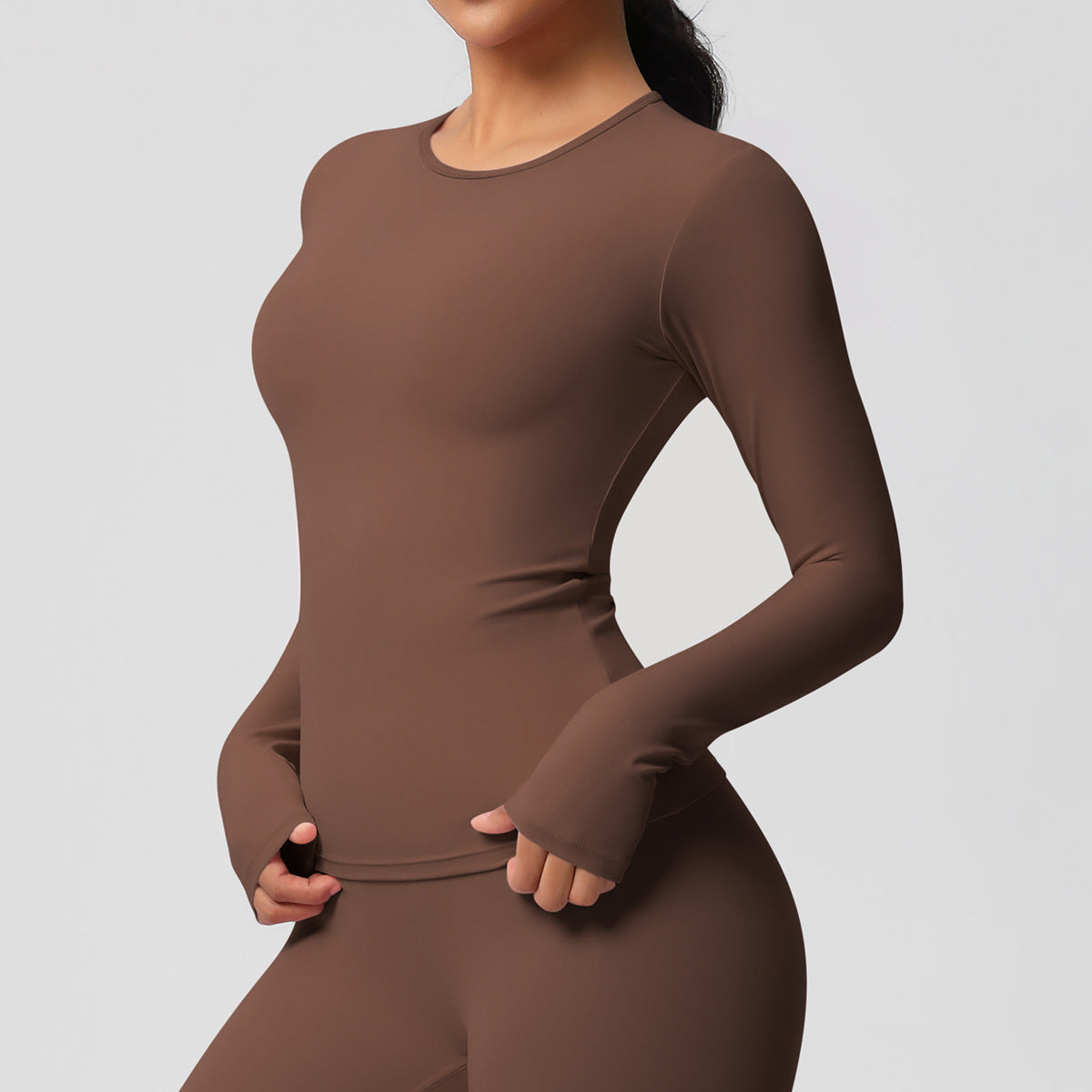 SOLBANA Form Brushed Long Sleeve - alternate product view