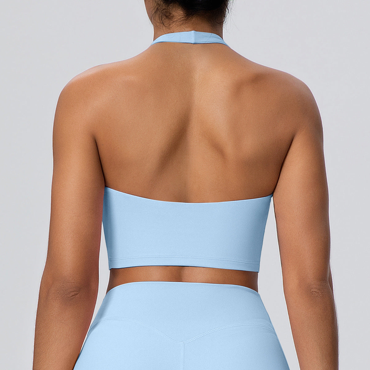 SOLBANA Studio Open-Back Halter Bra - alternate product view