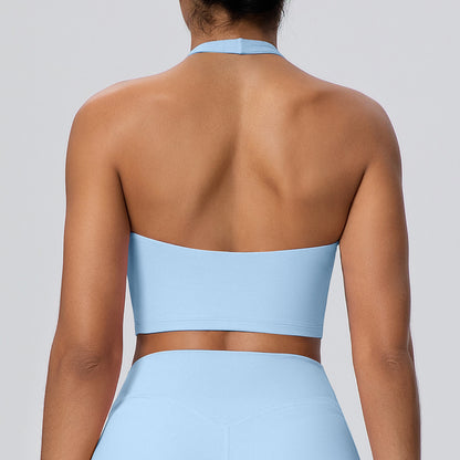 SOLBANA Studio Open-Back Halter Bra - alternate product view