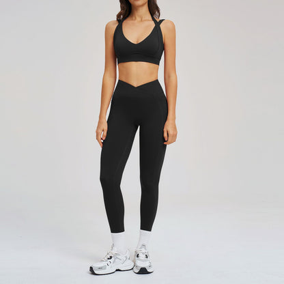 SOLBANA Studio Pocket Pant Set in Black