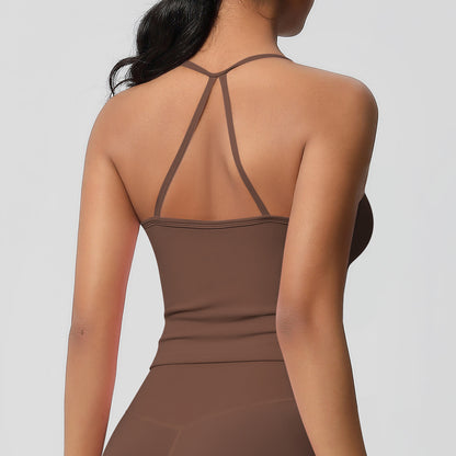 SOLBANA Studio Tie-Back Crop Tank - alternate product view