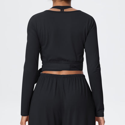 SOLBANA Studio Tie-Detail Long Sleeve - alternate product view