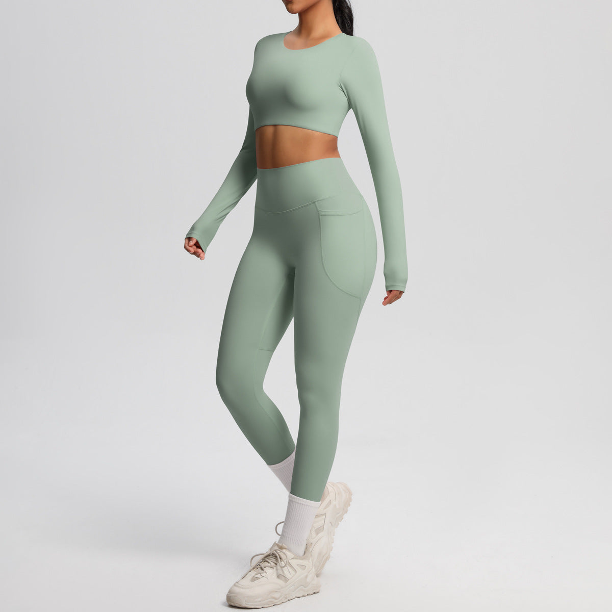 SOLBANA Studio Brushed 2-Piece Legging Set - alternate product view
