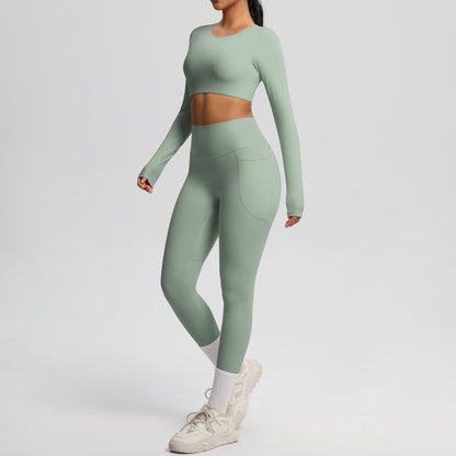 SOLBANA Studio Brushed 2-Piece Legging Set - alternate product view