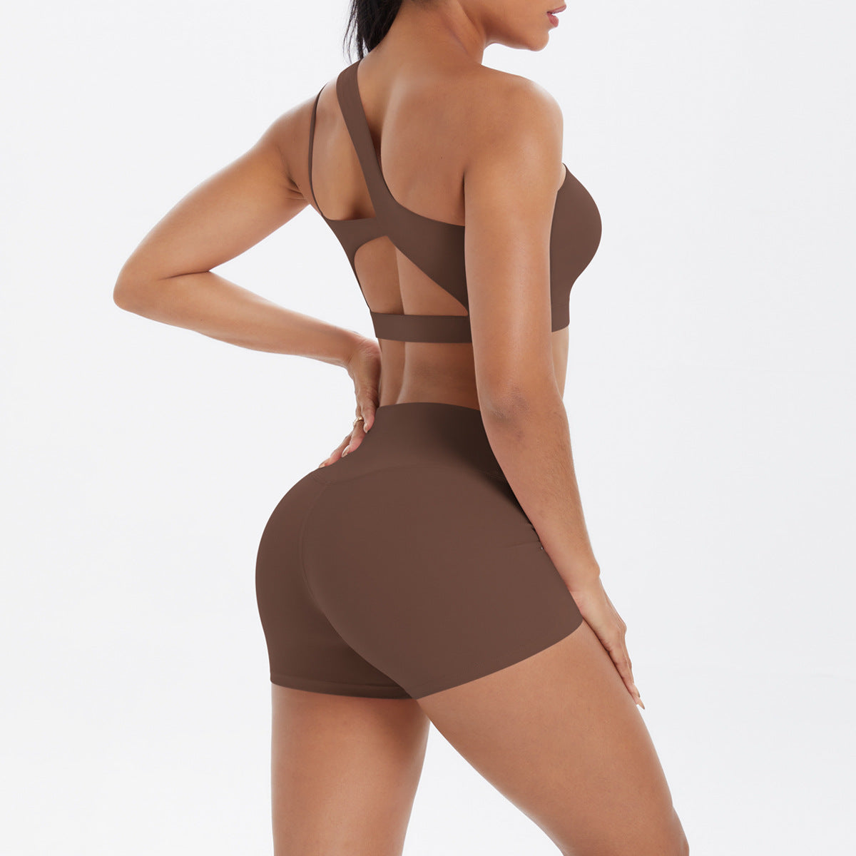 SOLBANA Studio One-Shoulder Short Set - alternate product view