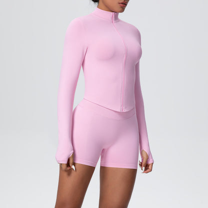 SOLBANA Studio Zip Jacket 2-Piece Short Set - alternate product view
