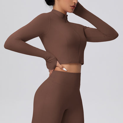 SOLBANA Form Cropped Zip Jacket