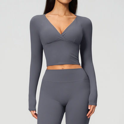 SOLBANA Form Long Sleeve in Powder Blue
