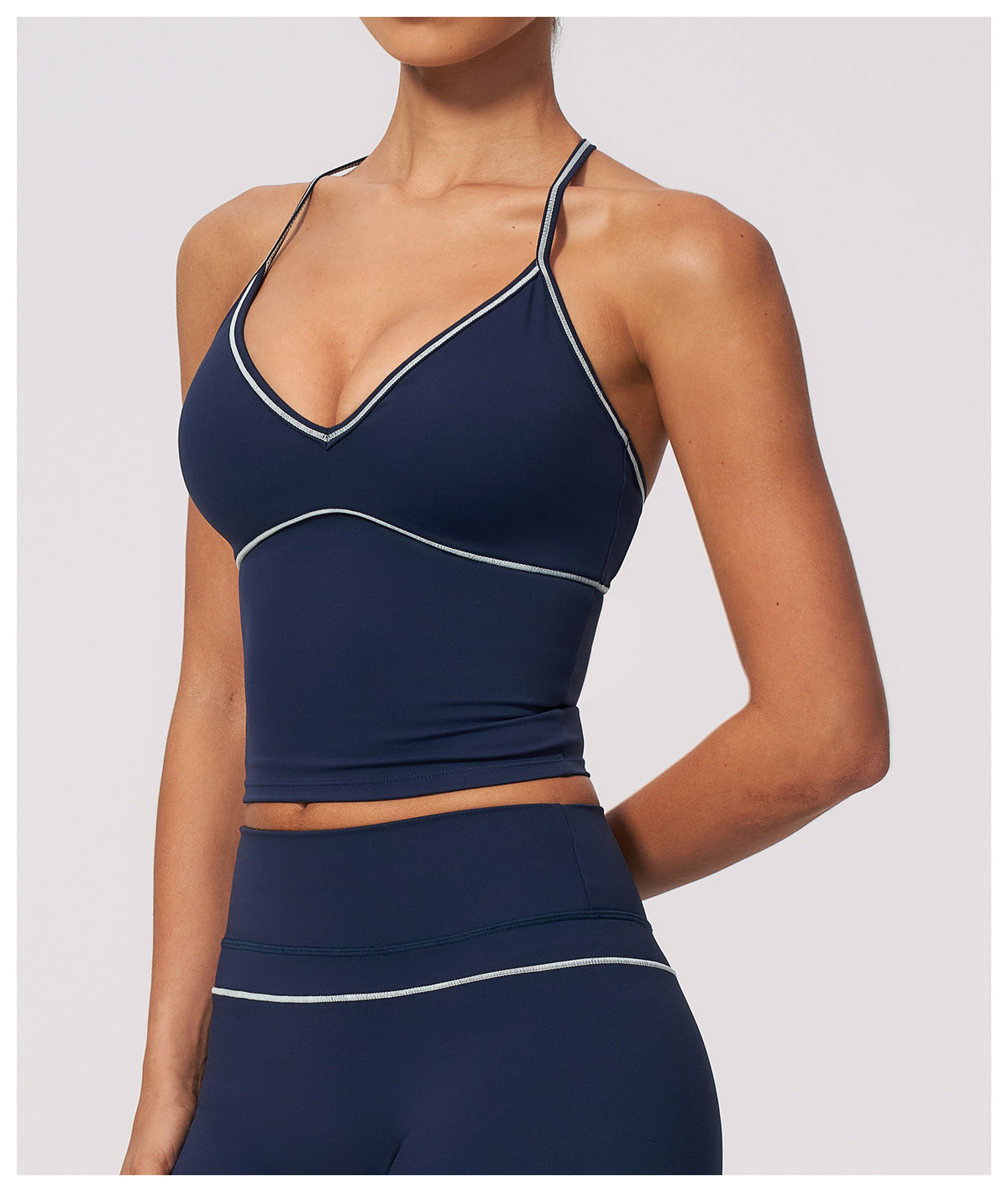 SOLBANA Riviera Contrast Halter Top - alternate product view