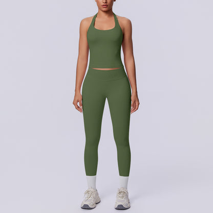 SOLBANA Studio Seamless Halter Set - alternate product view