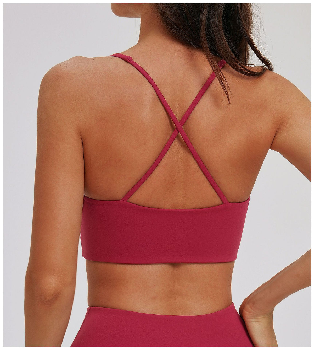 SOLBANA Studio Cutout Crossback Bra - alternate product view