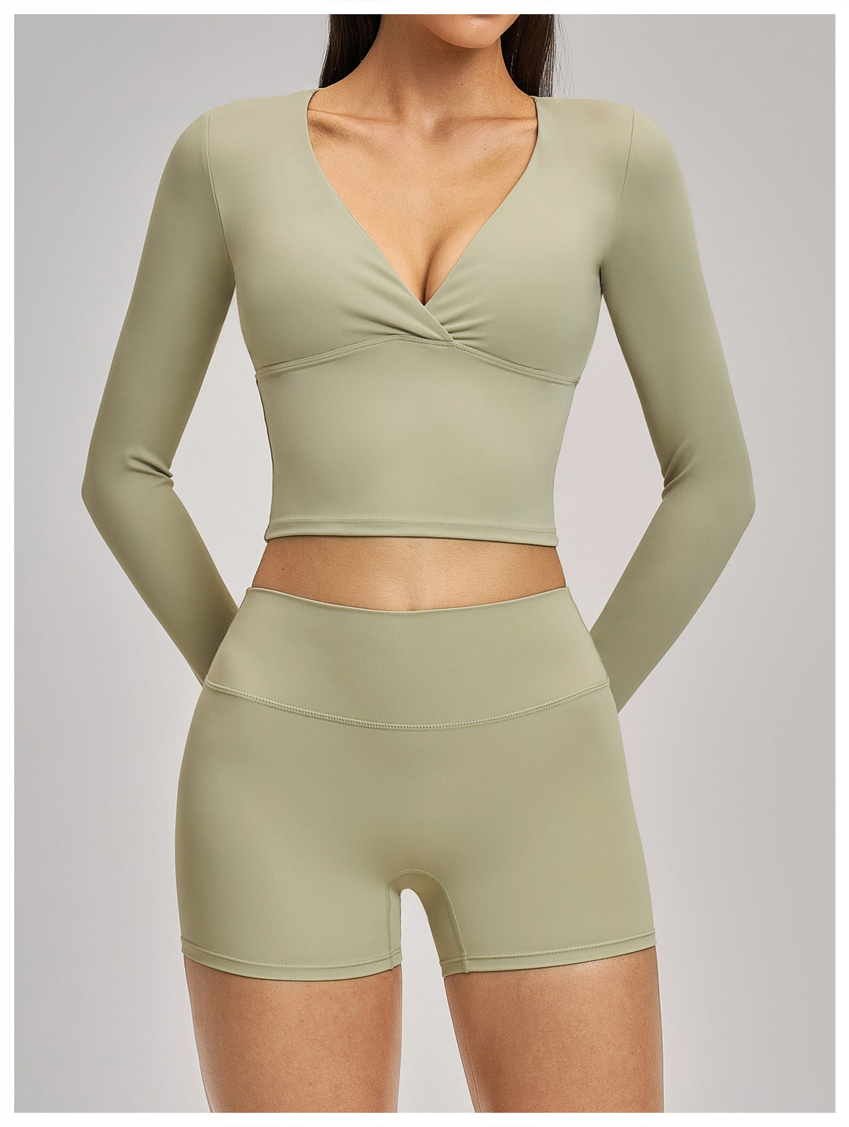 SOLBANA Studio Ruched Long Sleeve - alternate product view