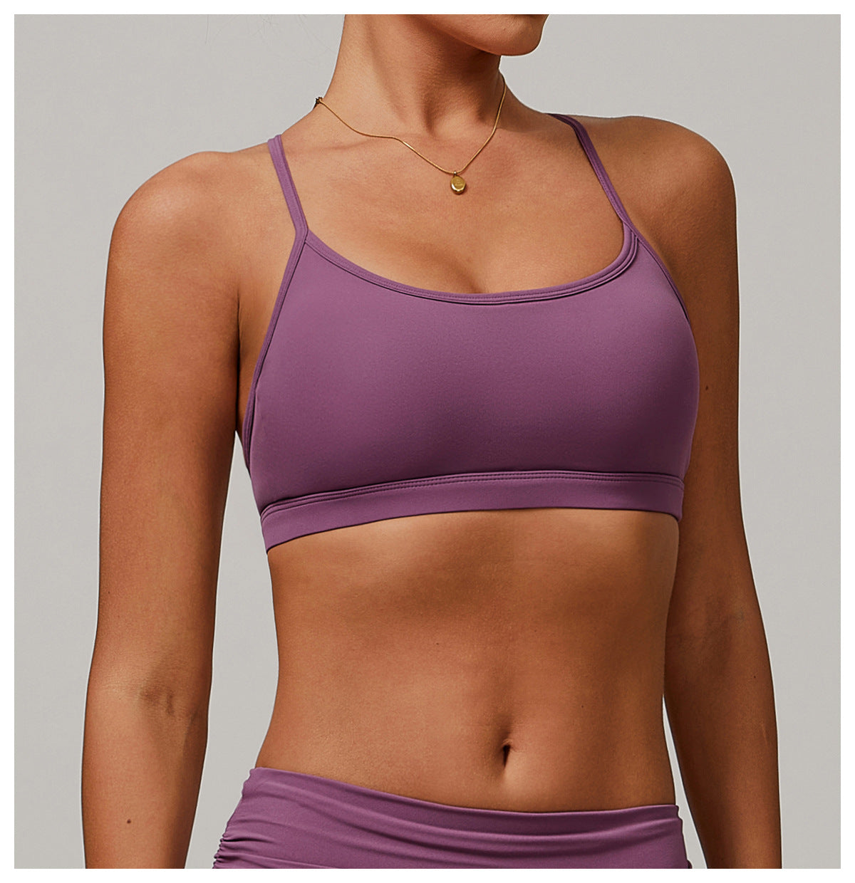 SOLBANA Form Linen Crossback Bra - alternate product view