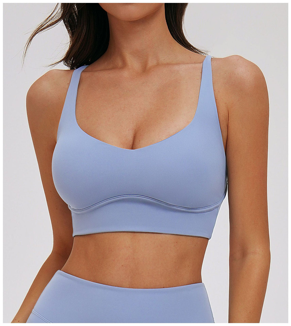 SOLBANA Studio Cutout Crossback Bra - alternate product view