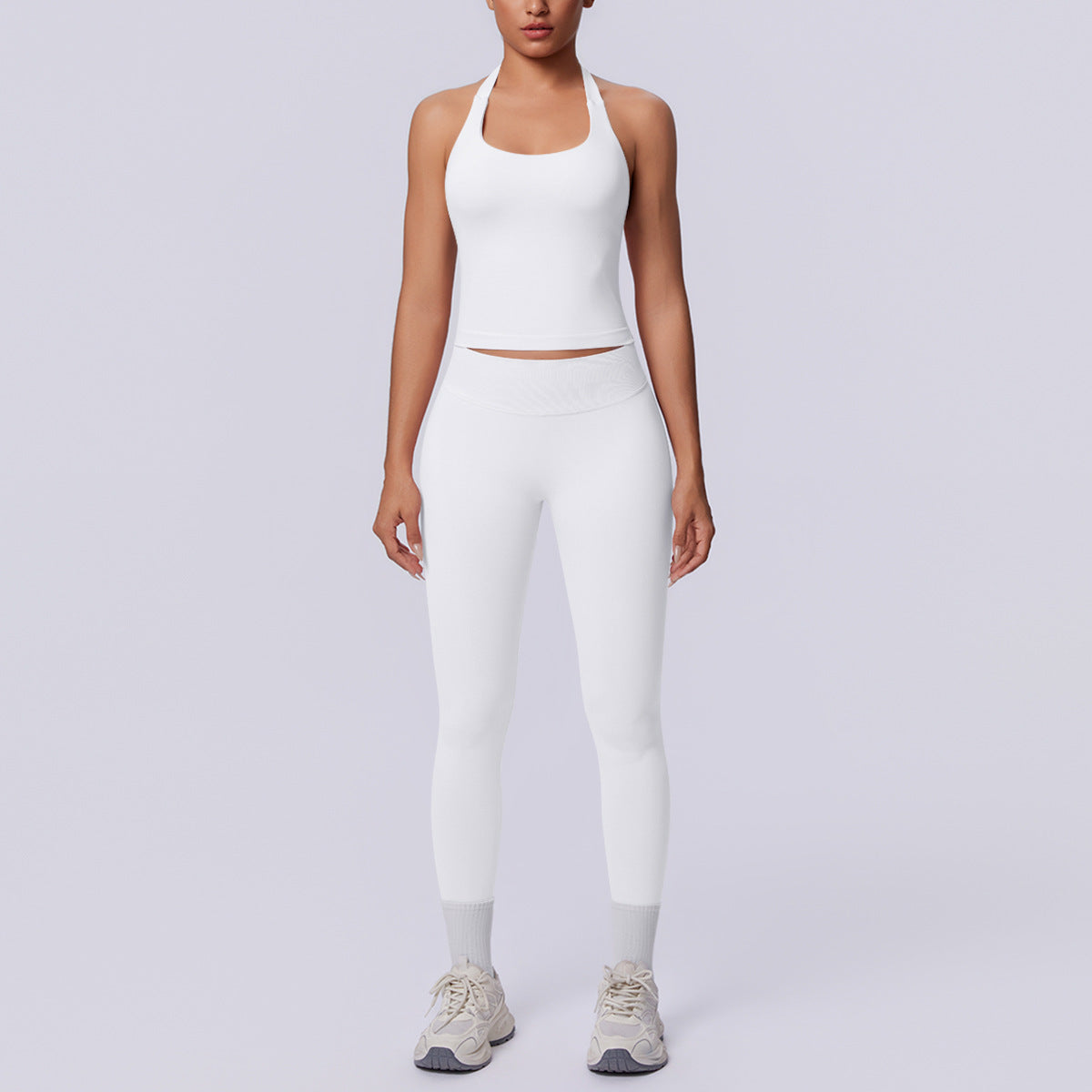 SOLBANA Studio Seamless Halter Set - alternate product view