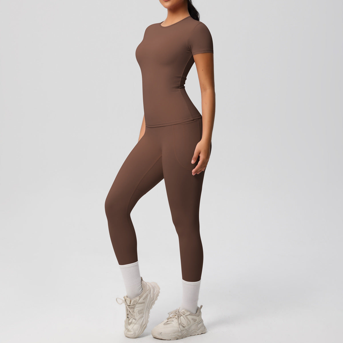 SOLBANA Form Short-Sleeve 2-Piece Pant Set - alternate product view