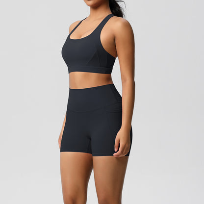 SOLBANA Studio Halter Pocket 2-Piece Short Set - alternate product view