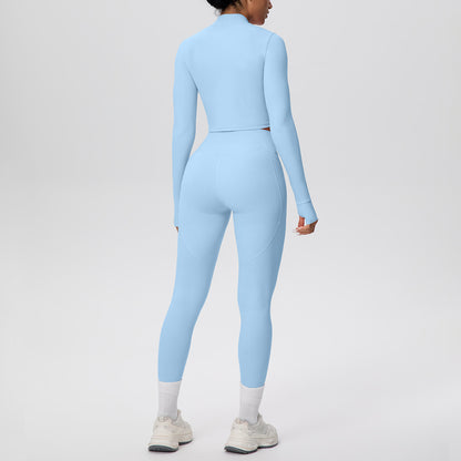 SOLBANA Studio Zip Pocket Legging Set - alternate product view