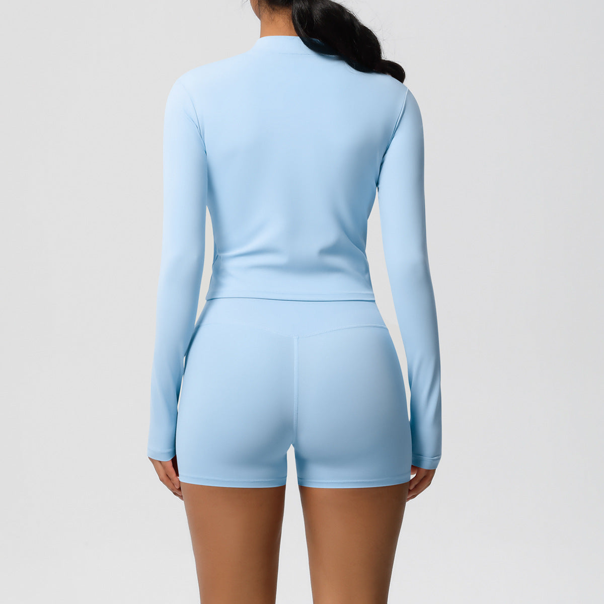 SOLBANA Studio Sculpt Zip 2-Piece Short Set - alternate product view