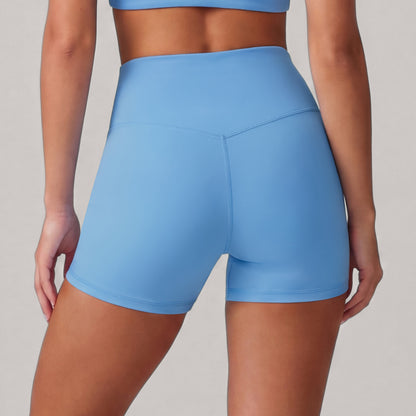 SOLBANA Form Sculpt High-Rise Short in Sky Blue