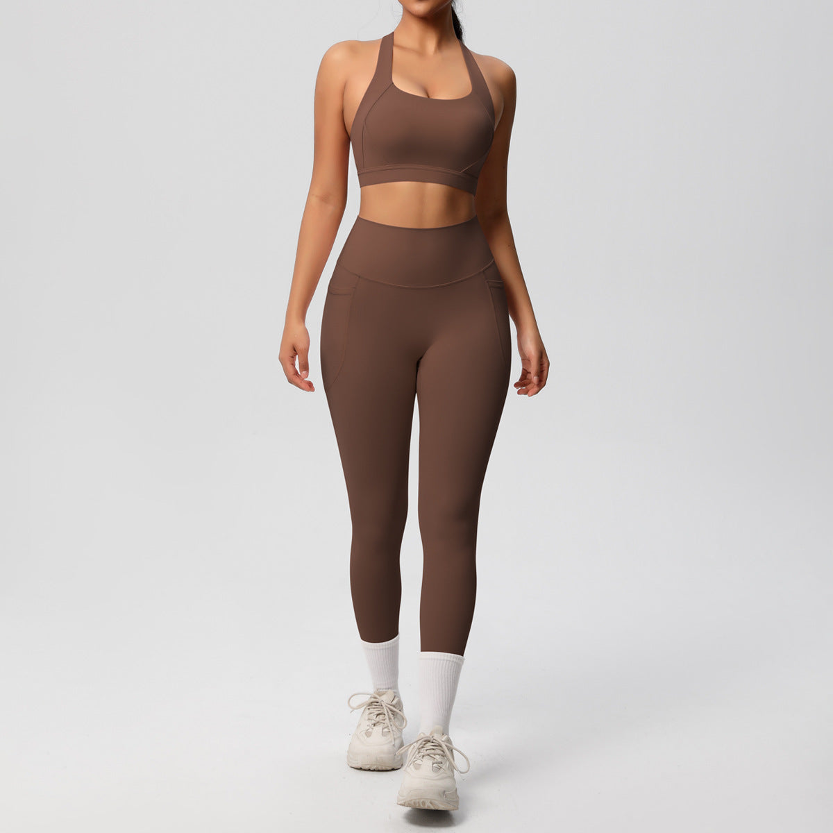 SOLBANA Studio Cutout 2-Piece Legging Set - alternate product view