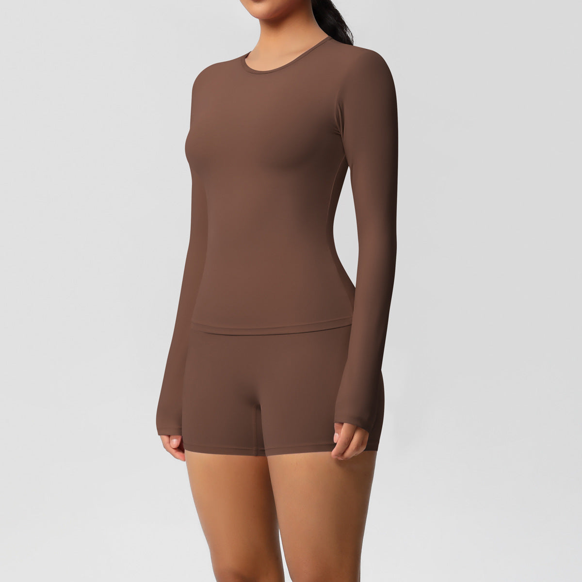 SOLBANA Form Long-Sleeve 2-Piece Short Set - alternate product view