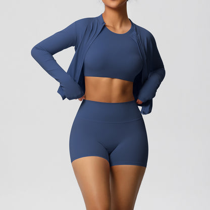 Coast Short-Sleeve coordinated three-piece set by SOLBANA