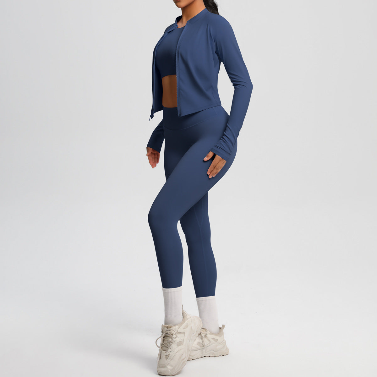 Studio Tee matching three-piece legging set by SOLBANA