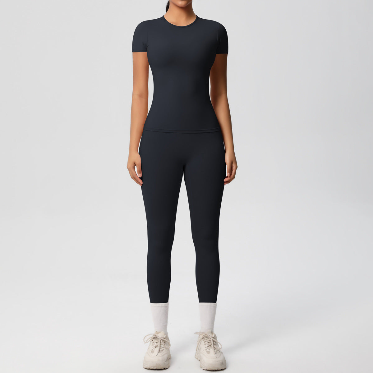 SOLBANA Form Tee 2-Piece Legging Set - alternate product view