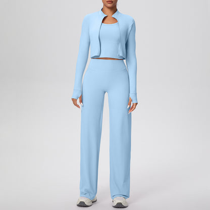 SOLBANA Coast Zip 3-Piece Pant Set