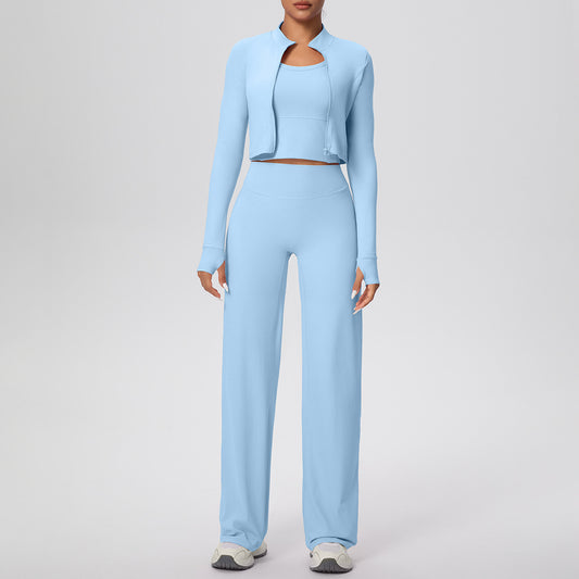 SOLBANA Coast Zip 3-Piece Pant Set