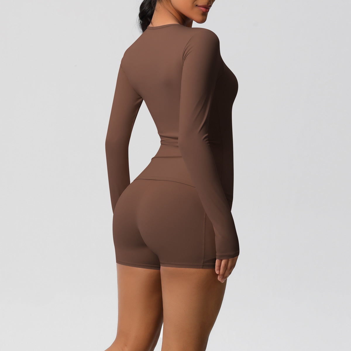 SOLBANA Studio Long-Sleeve 2-Piece Short Set - alternate product view
