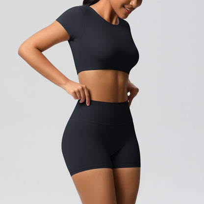 SOLBANA Form Padded Tee 2-Piece Short Set - alternate product view