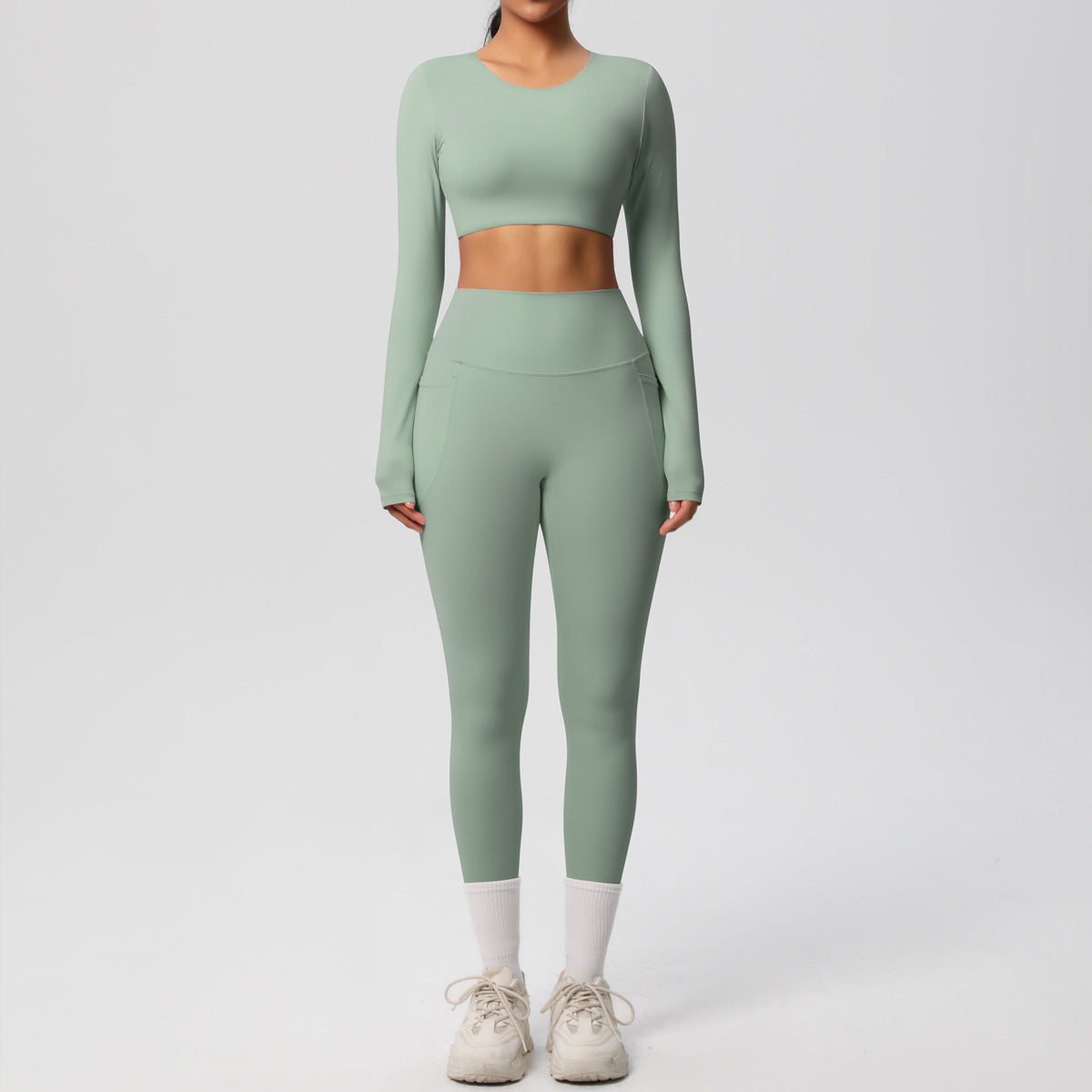 SOLBANA Studio Brushed 2-Piece Legging Set - alternate product view