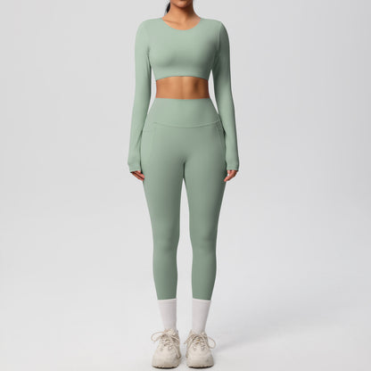 SOLBANA Studio Brushed 2-Piece Legging Set - alternate product view