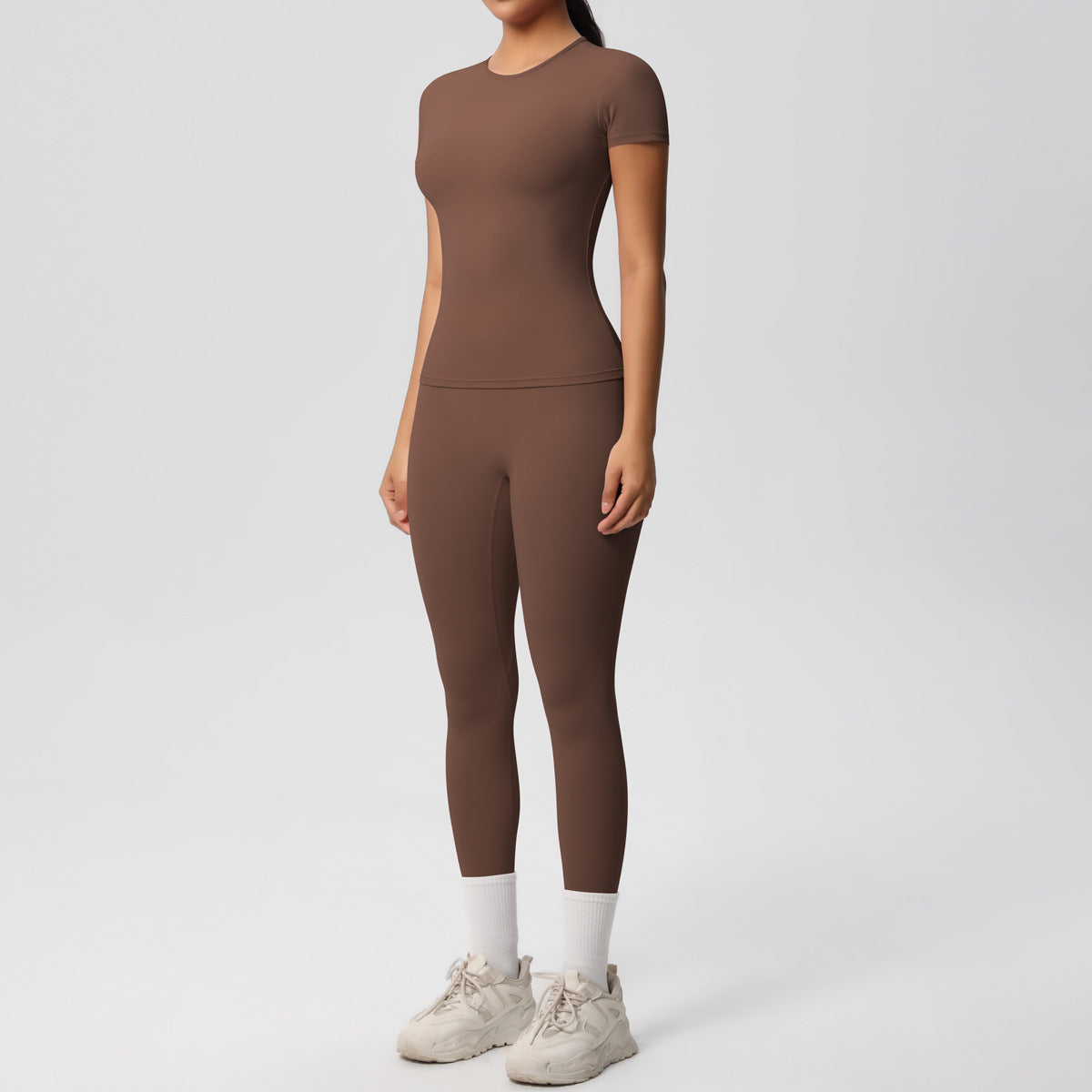 SOLBANA Form Tee 2-Piece Legging Set - alternate product view