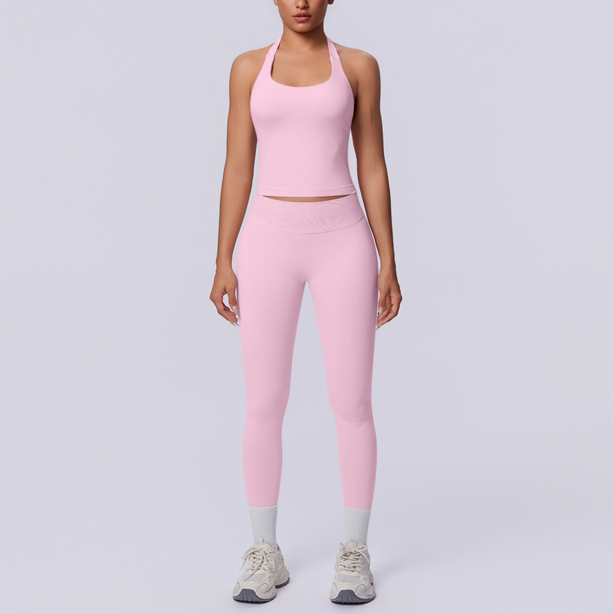 SOLBANA Studio Seamless Halter Set - alternate product view