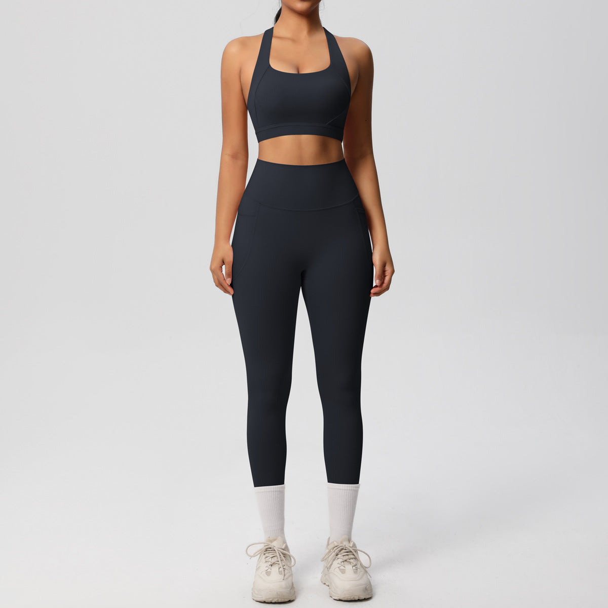 SOLBANA Studio Cutout 2-Piece Legging Set - alternate product view