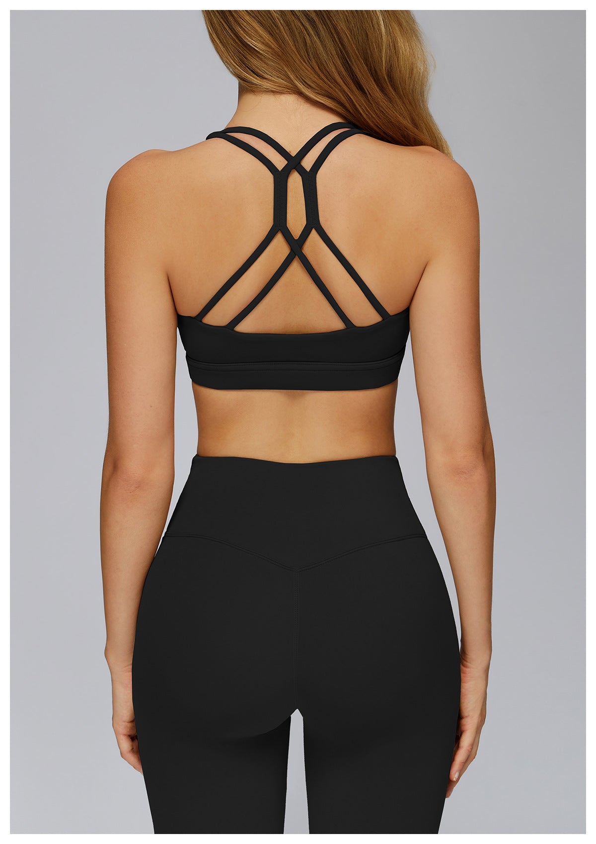 SOLBANA Studio Crossback Cutout Bra - alternate product view