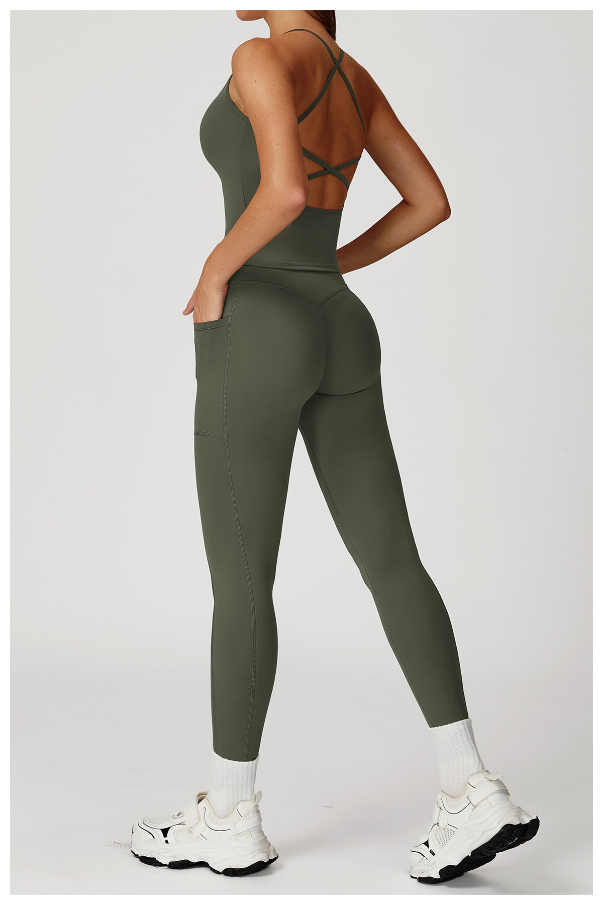 SOLBANA Studio Cross-Waist Legging - alternate product view