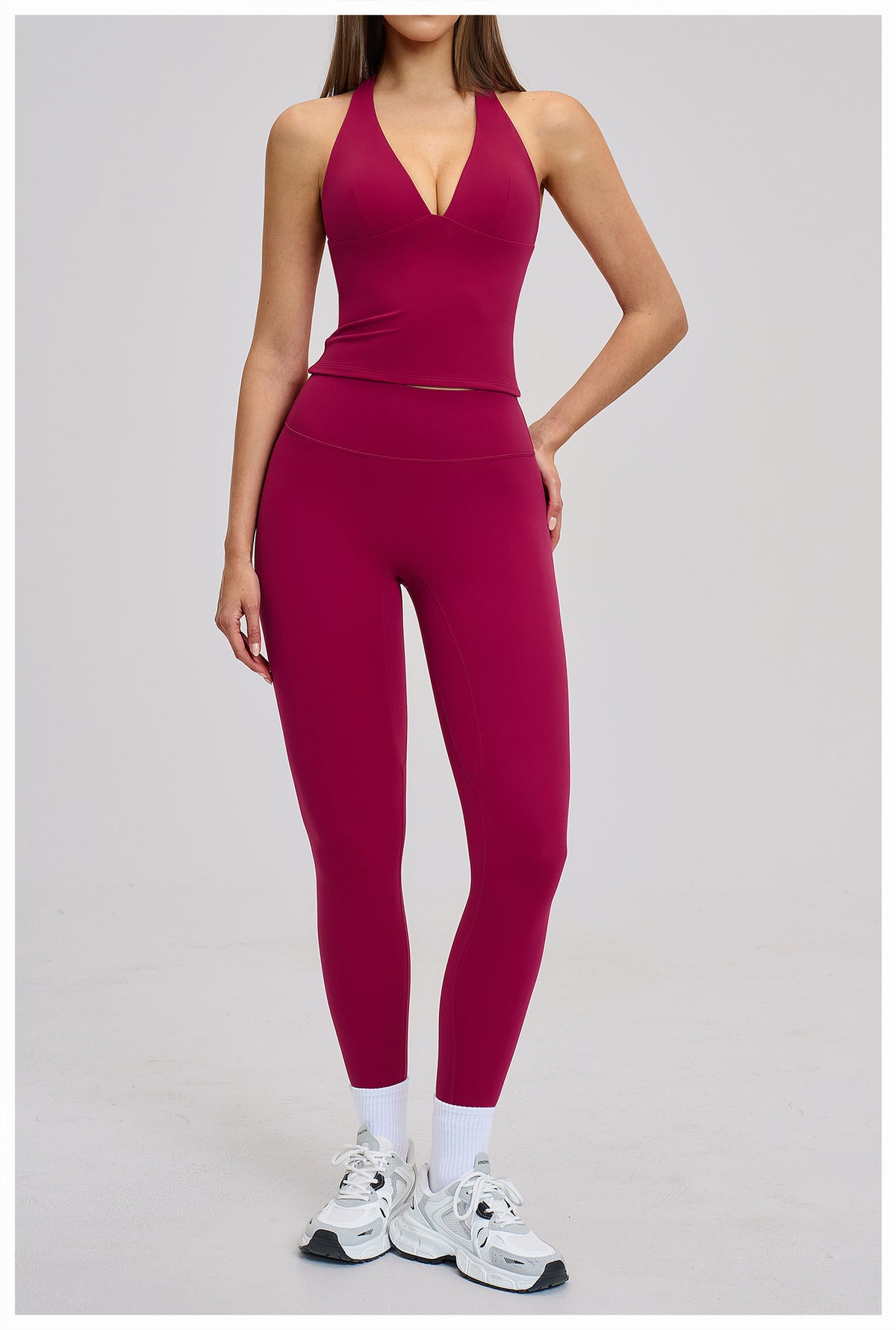 SOLBANA Studio Sculpt V-Neck Tank - alternate product view