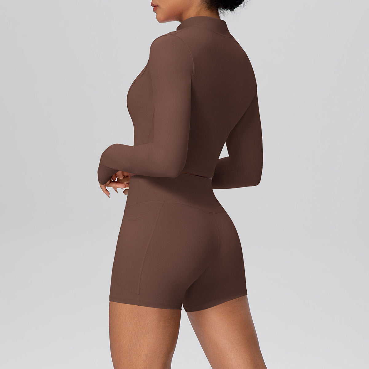 SOLBANA Studio Zip Pocket 2-Piece Short Set - alternate product view